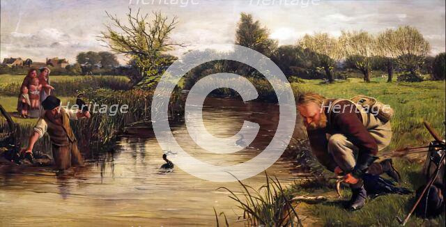 Fishing by Proxy, 1874. Creator: James Clarke Hook.