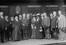 William D. [sic] Redmond M.P., Ireland, with Reception Committee: John Finucane..., 1912. Creator: Harris & Ewing.