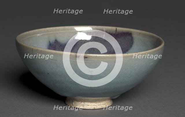 Bowl: Jun Ware, 1200s-1300s. Creator: Unknown.