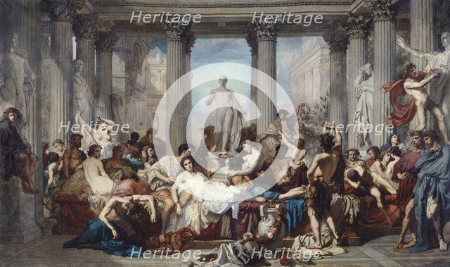 'The Romans of the Decadence', 1847.  Artist: Thomas Couture