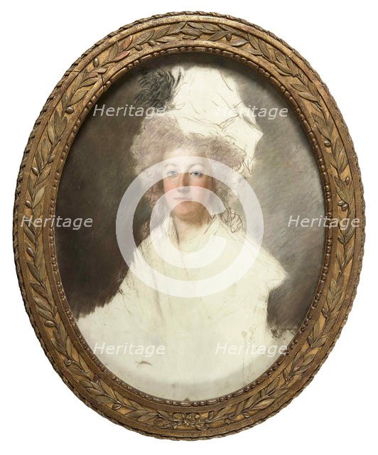 Portrait of Queen Marie Antoinette of France (1755-1793), 1791-1792. Creator: Kucharski, Alexandre (1741-1819).