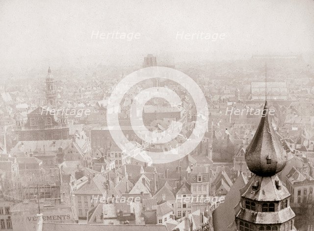 Antwerp skyline, 1898.Artist: James Batkin