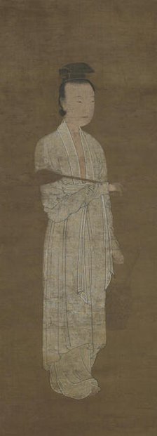 Portrait of a Woman in White: Lu Meiniang, 14th century. Creator: Unknown.
