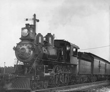 Steam train locomotive - No. 465 - ERIE Railway Company, North America, 1901. Creator: Robert Augustus Henry L'Estrange.