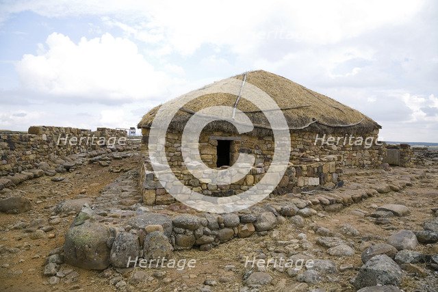 A Roman house in Numantia (Numancia), Spain, 2007. Artist: Samuel Magal