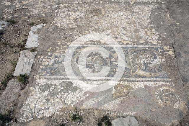 The House of the Hunting Scene, Bulla Regia, Tunisia. Artist: Samuel Magal