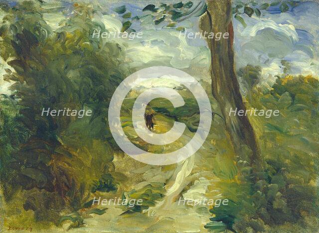 Landscape between Storms, 1874/1875. Creator: Pierre-Auguste Renoir.