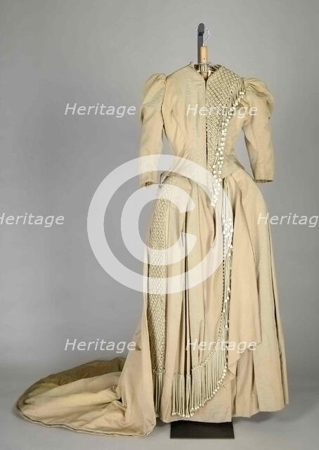 Bridesmaid dress, American, 1880. Creator: Herbert Luey.