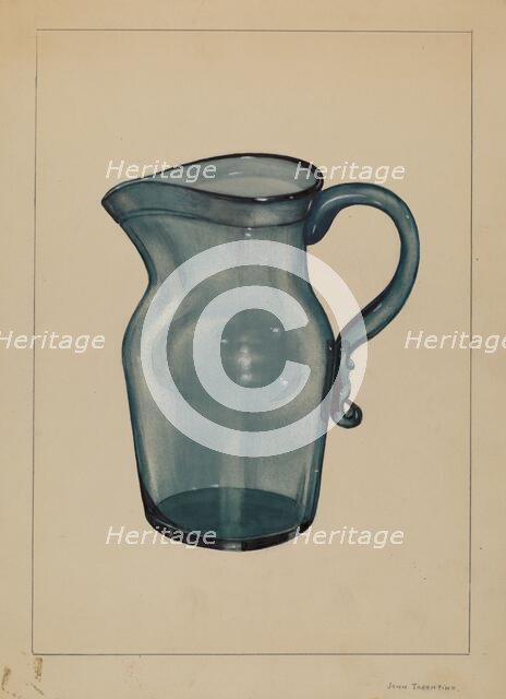 Pitcher, c. 1936. Creator: John Tarantino.