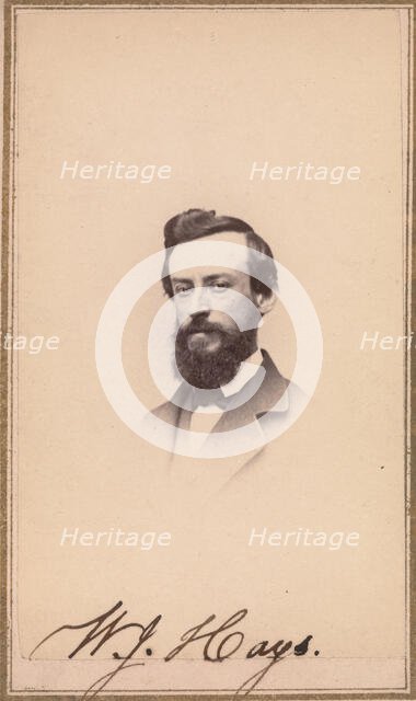 William Jacob Hays, Sr., 1860s. Creator: Whitney & Paradise.