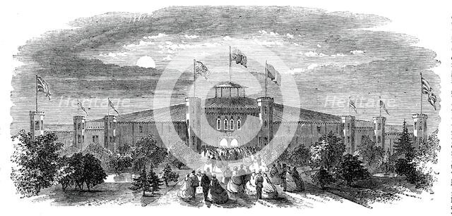 The Prince of Wales at Montreal - The Ball-Pavilion, 1860. Creator: Unknown.