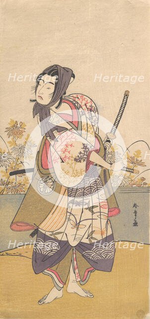 The Third Segawa Kikunojo in the Role of Soga no Goro Tokimune, 2nd month, 1785. Creator: Shunsho.