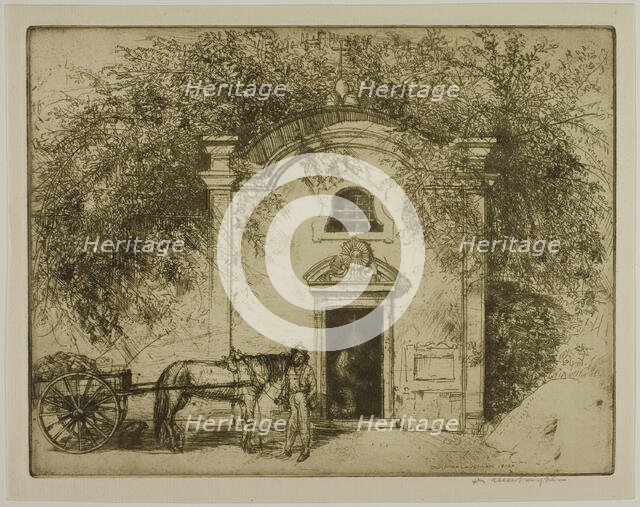 A Wayside Chapel, 1912. Creator: Donald Shaw MacLaughlan.