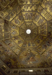 Mosaic, Baptistry of San Giovanni, Florence, Italy, 13th-14th century. Creator: Unknown.