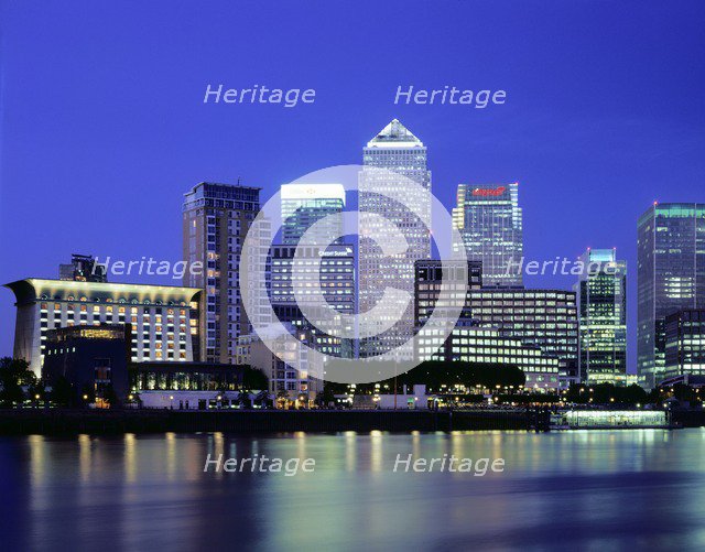 Canary Wharf, c1990-2010. Artist: Unknown.