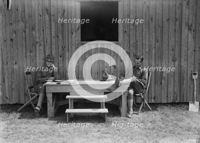 Fort Myer Officers Training Camp, 1917. Creator: Harris & Ewing.