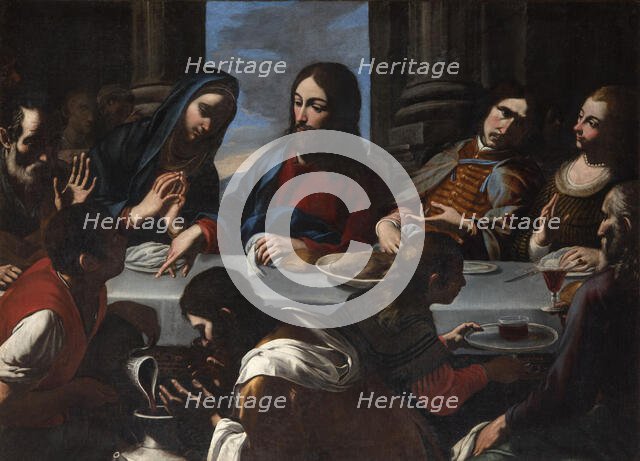 The Wedding Feast at Cana, . Creator: Preti; Gregorio (1603-1672).
