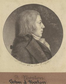 John Leake Norton, 1797. Creator: Charles Balthazar Julien Févret de Saint-Mémin.