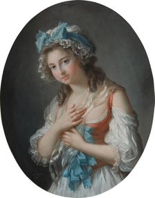 Portrait of Duchesse de Guiche, née Aglaé de Polignac (1768-1803), 1784. Creator: Vigée Le Brun, Louise Élisabeth (1755-1842).