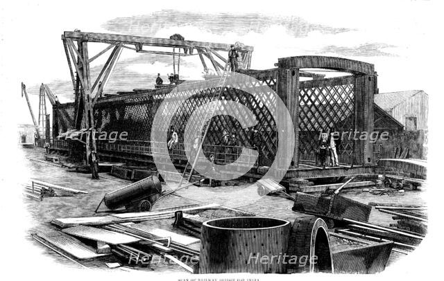 Span of Railway Bridge for India, 1858. Creator: Unknown.