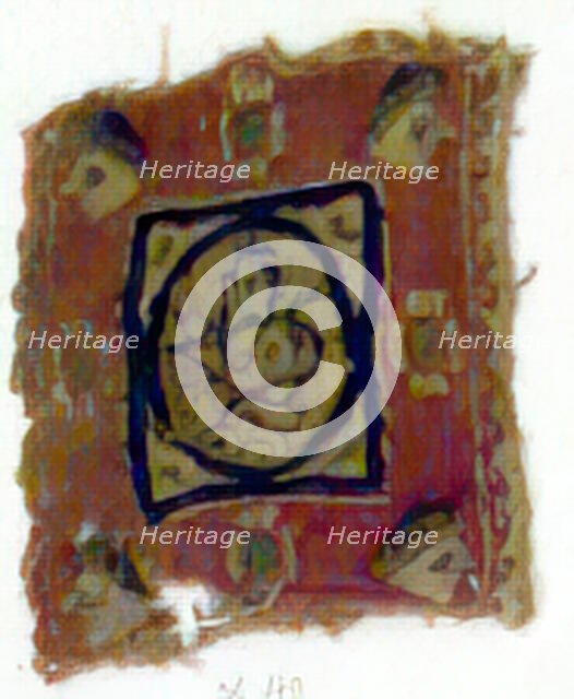 Textile Fragment, Coptic, 6th century. Creator: Unknown.
