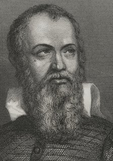 Galileo Galilei, (1564-1642), Italian astronomer, mathematician and physicist, 1856.  Creator: Charles Geoffroy.