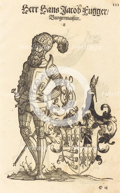 Page from Geschlechter Buch - Ausberg, 1550. Creator: Hans Weiditz.