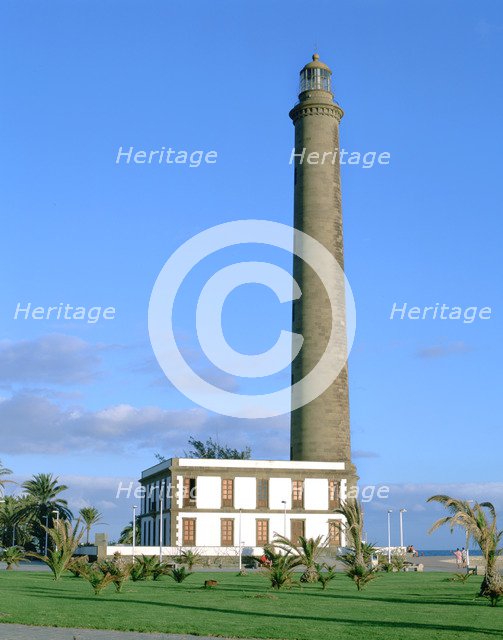 Maspalomas Lighthouse, Gran Canaria, Canary Islands.