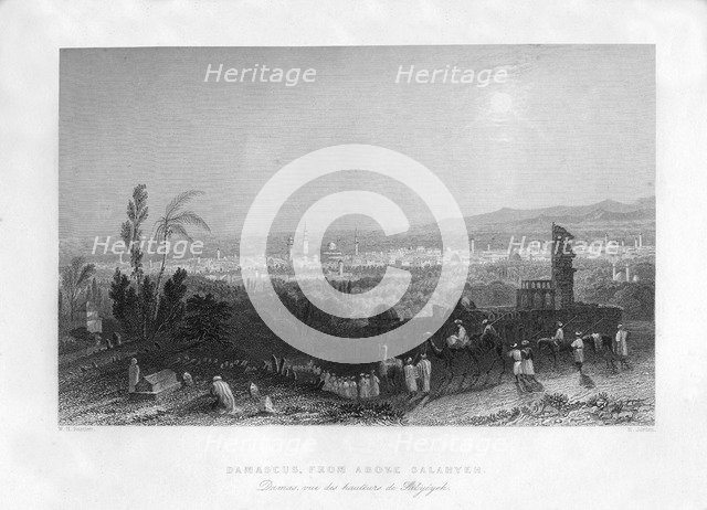 Damascus, Syria, 1841.Artist: H Jorden