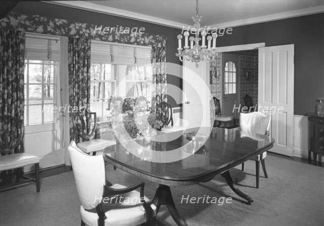 Guido R. Rahr, residence in Manitowoc, Wisconsin, 1945. Creator: Gottscho-Schleisner, Inc.