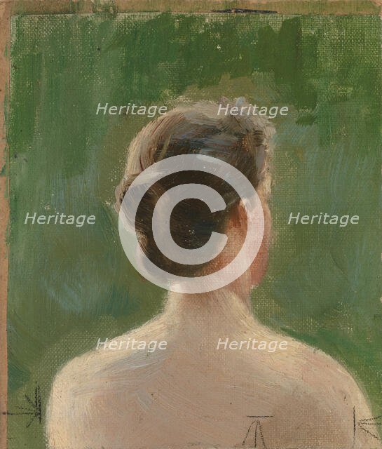 Head, study, 1892. Creator: Torsten Wasastjerna.