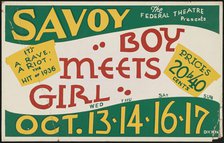 Boy Meets Girl, San Diego, 1937. Creator: Unknown.