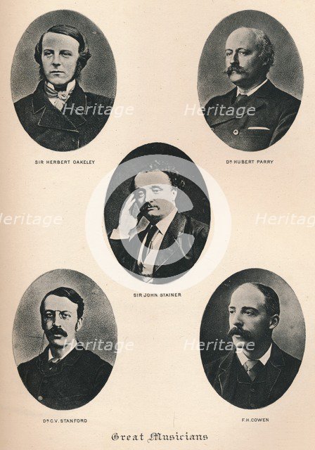 ''Great Musicians - Plate XI', c1880, (1895). Artist: F Jenkins Heliog.