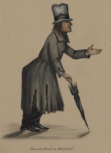 Françoise Ravel as Bertrand, 1855-1859. Creator: Alfred Jacob Miller.