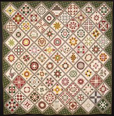 Friendship Quilt, New Jersey, 1842. Creator: Unknown.