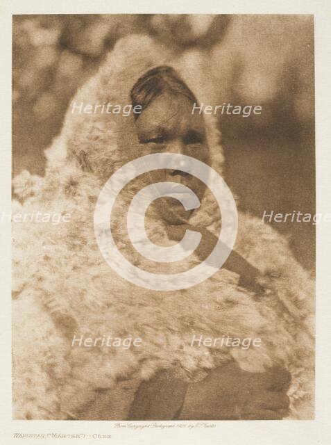 Wapistan ('Marten')-Cree, 1926. Creator: Edward Sheriff Curtis.