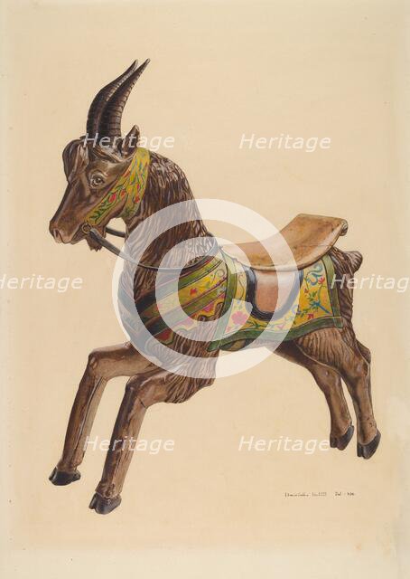 Hobby Goat, c. 1939. Creator: Henrietta S. Hukill.