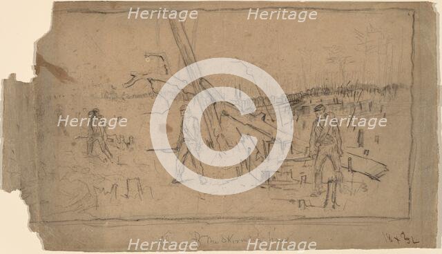 Advance of the Skirmish Line, 1864. Creator: Winslow Homer.