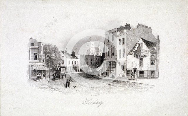 View of Mare Street, Hackney, London, c1860. Artist: Anon