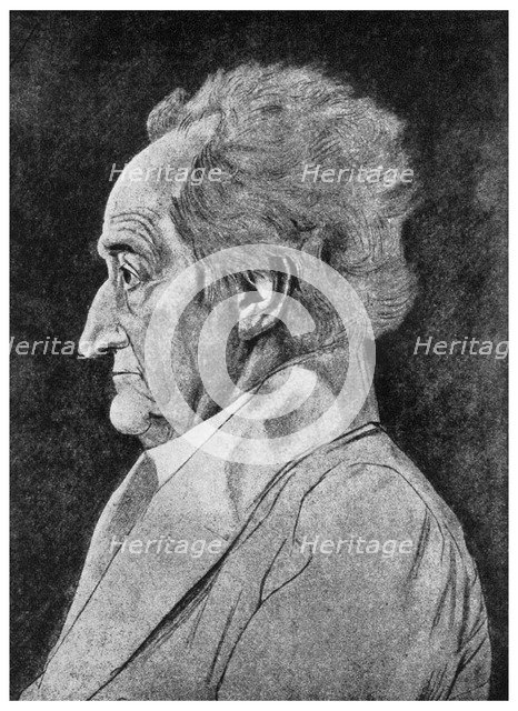 Goethe, German poet, 19th century (1956). Artist: Unknown