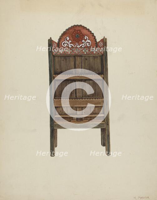 Trastero (chest), c. 1939. Creator: Marjery Parish.