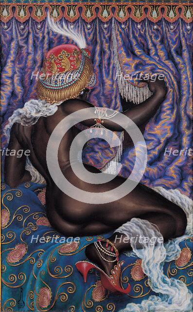 Négresse, 1927. Creator: Nikolay Kalmakov.