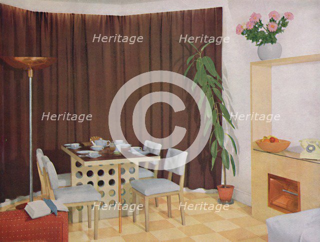 'Small Living-Dining Room', 1938. Artist: Unknown.