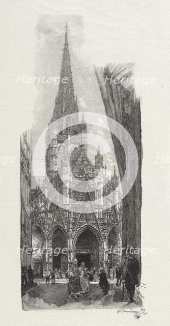 Rouen Illustré: Eglise Saint Maclon, 1896. Creator: Auguste Louis Lepère (French, 1849-1918).
