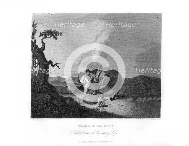 'Farmer's Son', c1872.Artist: William G Jackman