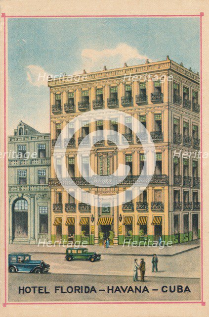 'Hotel Florida - Havana - Cuba', c1910. Artist: Unknown.