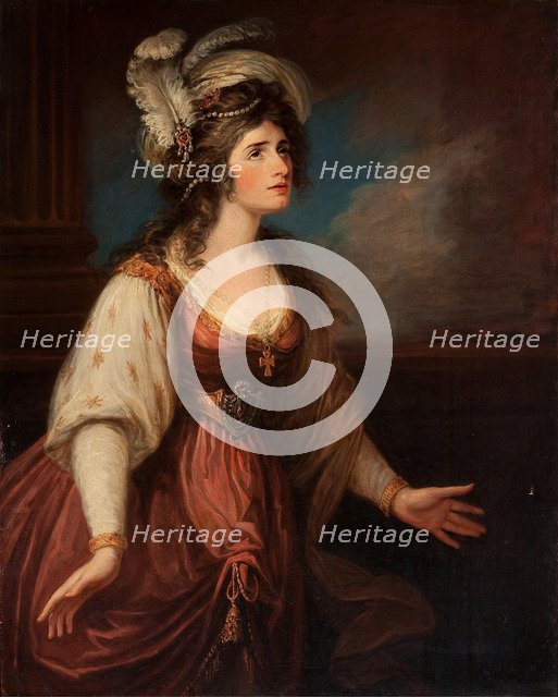 Portrait of Sarah Siddons (1755-1831) als Zara, ca 1784.