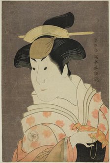 The actor Iwai Hanshiro IV as the wet nurse Shigenoi, 1794. Creator: Shunsho.