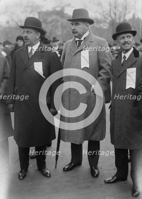 A.H. Wiggin & J.P. Morgan, 25 Oct 1917. Creator: Bain News Service.