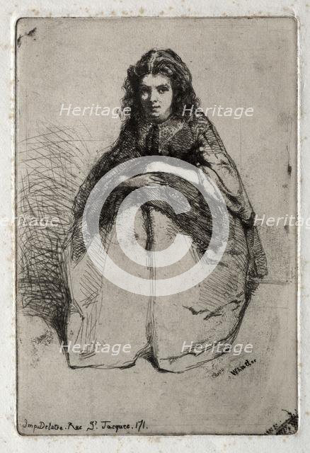 Twelve Etchings from Nature: Fumette, 1858. Creator: James McNeill Whistler (American, 1834-1903).